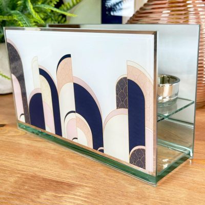 Abstract Art Deco Double Tealight Holder | Darthome Accessories Accessories Accessories