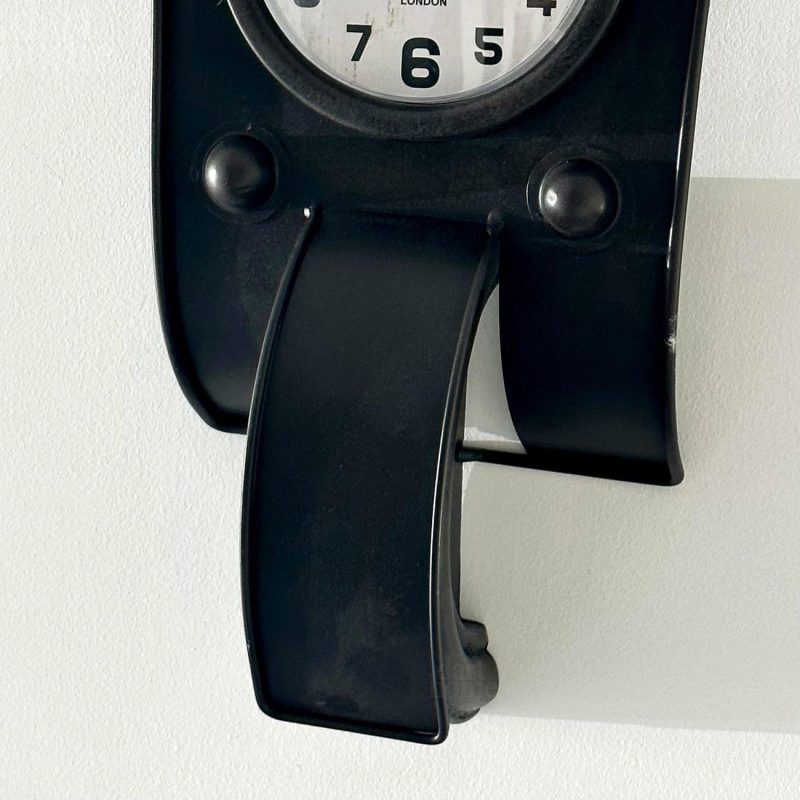 Black Scooter Wall Clock | Darthome Clocks Clocks Black