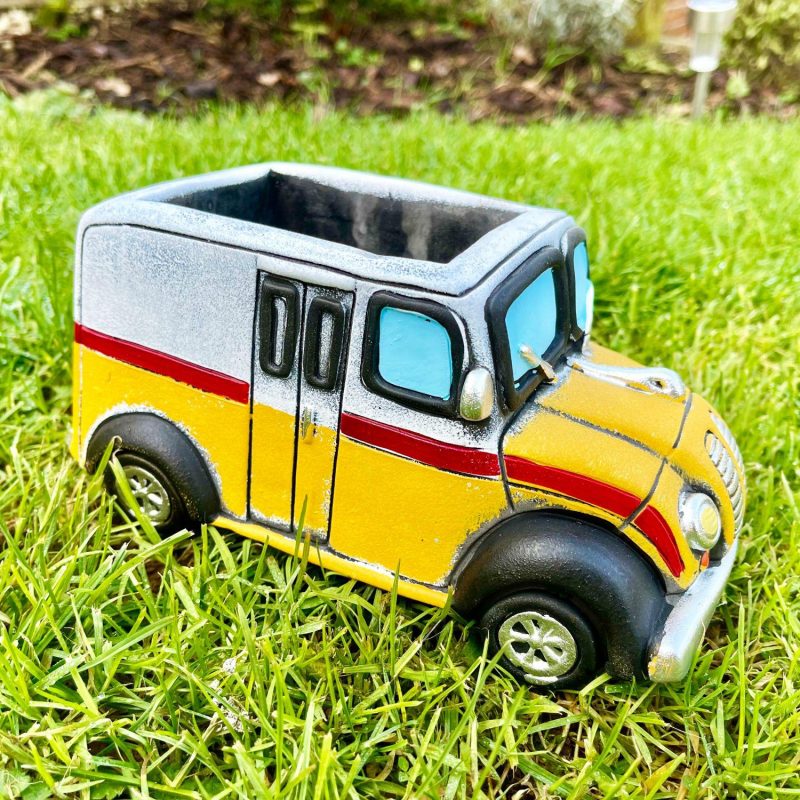 Cement Delivery Van Planter | Darthome Garden Decor Garden Darthome