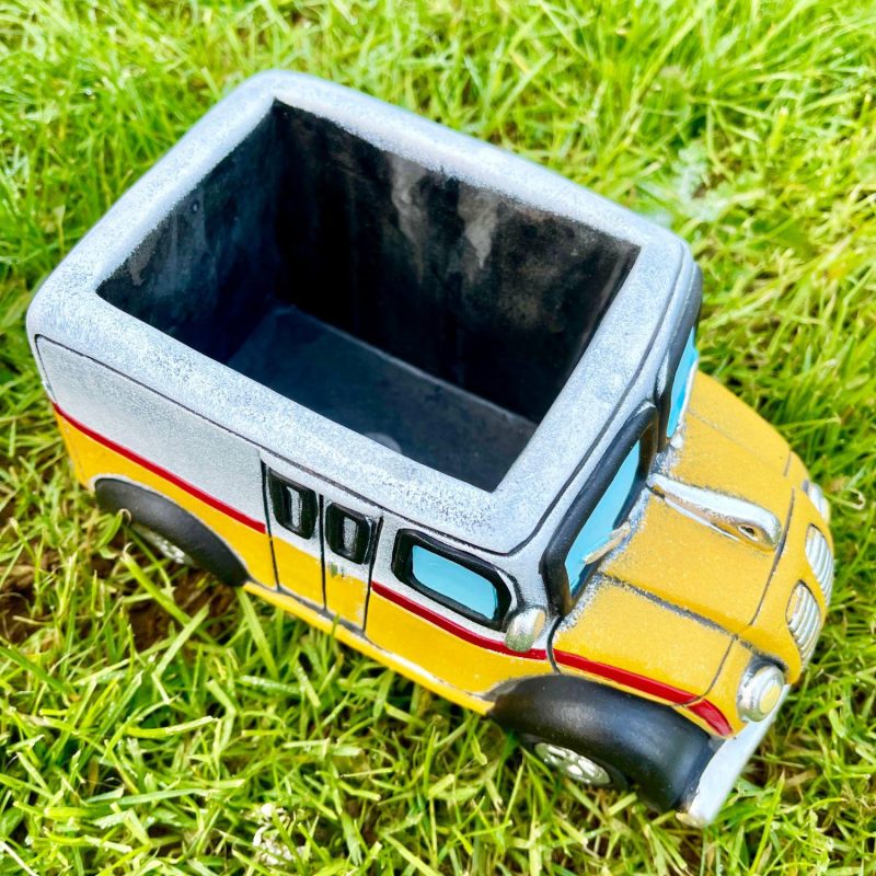 Cement Delivery Van Planter | Darthome Garden Decor Garden Darthome