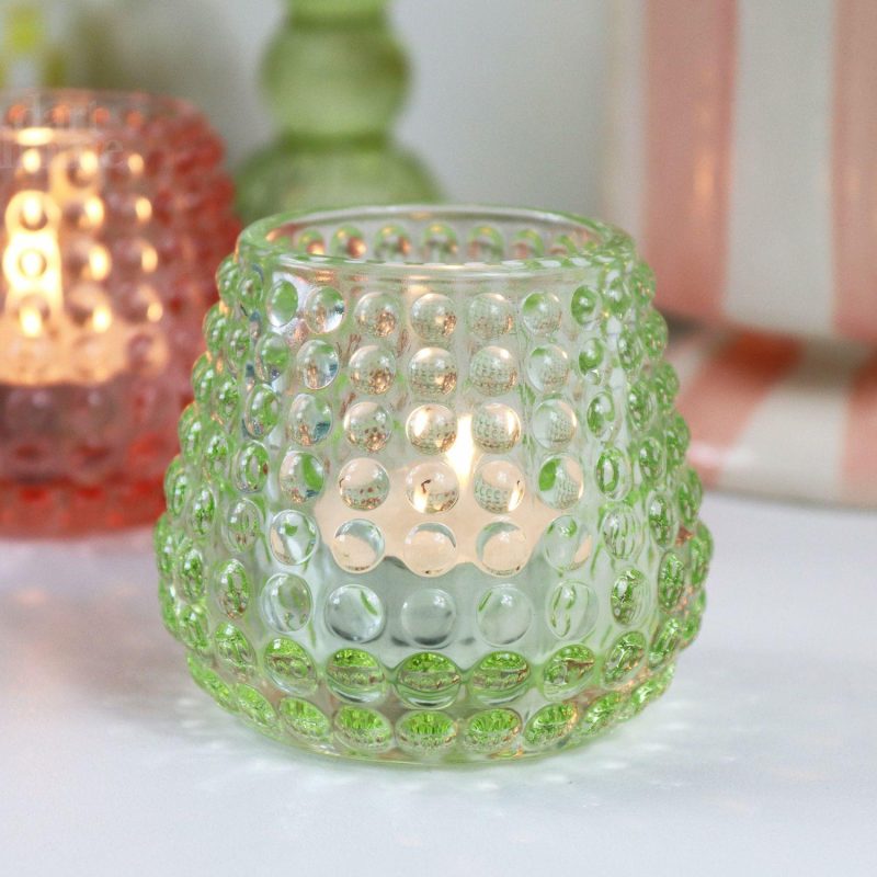 Coloured Bubble Glass Tealight Holder Set Of 3 | Darthome Accessories Accessories Accessories