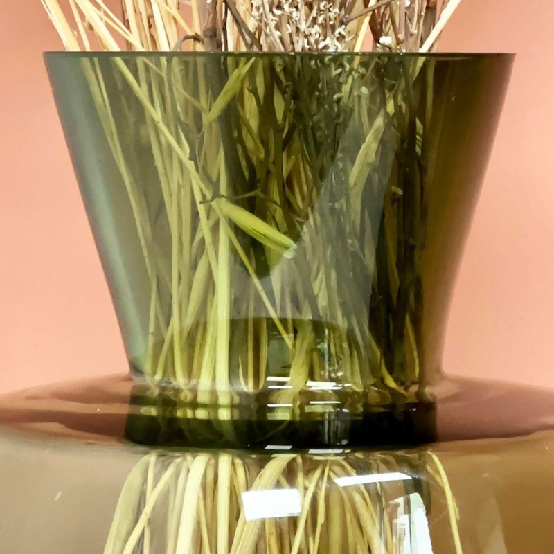 Dark Green Kaisa Glass Vase | Darthome Accessories Accessories Accessories