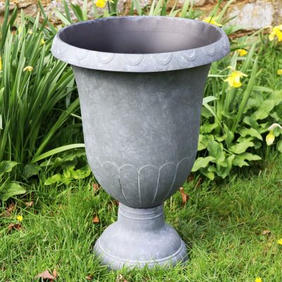 Faux Concrete Classic Urn Planter | Darthome Garden Decor Garden Darthome