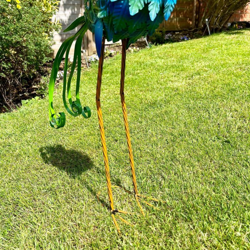 Garden Peacock Ornament Large | Darthome Garden Decor Garden Blue & Green