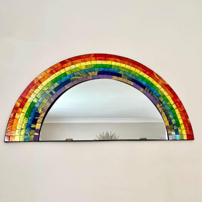 Handmade Mosaic Rainbow Mirror | Darthome Mirrors Decor Darthome