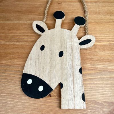 Hanging Giraffe Head Plaque | Darthome Wall Hangings Decor Darthome