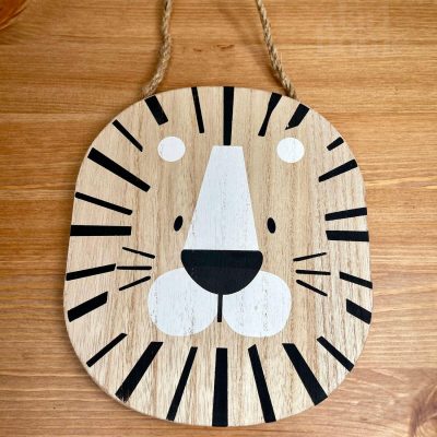 Hanging Lion Head Plaque | Darthome Wall Hangings Decor Darthome