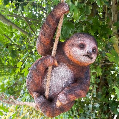 Hanging Sloth Garden Ornament 60cm | Darthome Garden Decor Garden Darthome