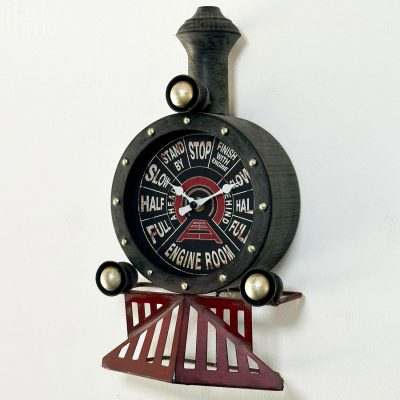 Industrial Black Train Wall Clock | Darthome Clocks Clocks Clocks