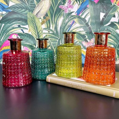 Jewel Glass Coloured Vases Set Of 4 | Darthome Accessories Accessories Accessories