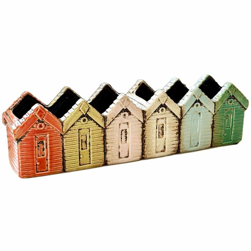 Large Ceramic Beach Hut Planter | Darthome Accessories Accessories Accessories