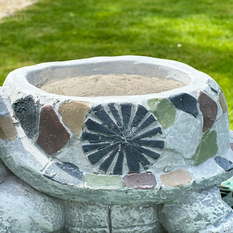 Mosaic Turtle Planter | Darthome Garden Decor Garden Darthome