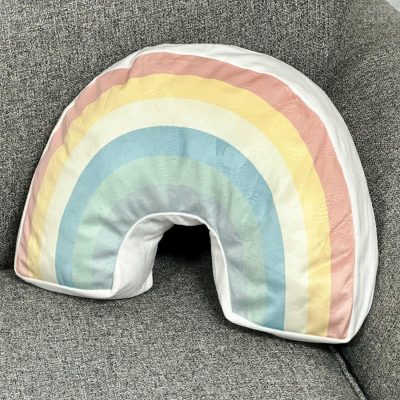 Pastel Rainbow Cushion | Darthome Soft Furnishings Cushions & Pillows Darthome