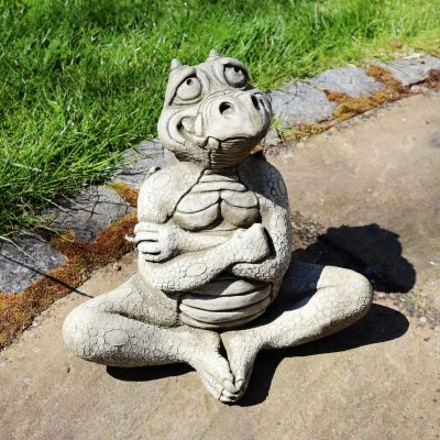 Stone Cheeky Dragon Sculpture | Darthome Garden Decor Darthome