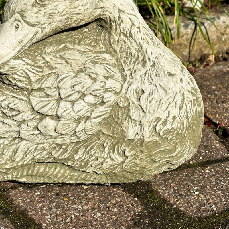 Stone Resting Duck Sculpture | Darthome Stone Sculptures & Statues Garden Darthome