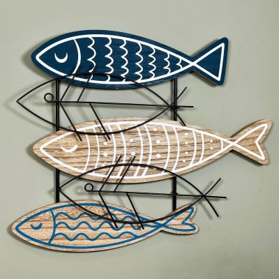 Swimmin Fishes Wall Deco | Darthome Wall Hangings Decor Black