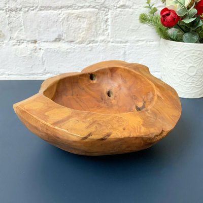 Teak Root Bowl 25cm | Darthome Accessories Accessories Accessories