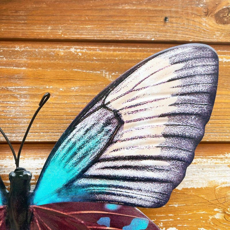 Teal Butterfly Wall Art | Darthome Wall Hangings Decor Darthome