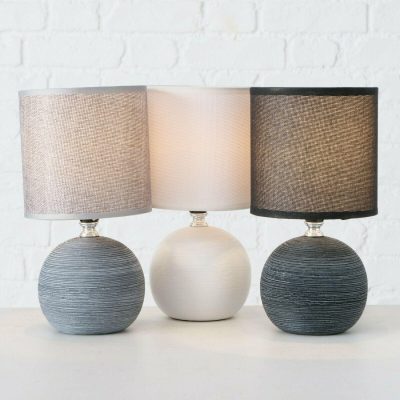 Terracotta Round Ball Table Lamps – Black Lamp | Darthome Lighting Bedside Lamps Darthome