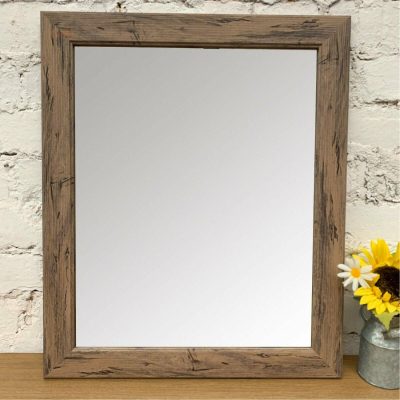 Dark Wooden Framed Wall Mirror | Darthome Mirrors Decor Darthome