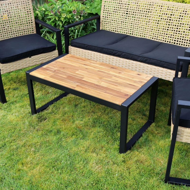 5 Seater PE Rattan And Metal Garden Lounge Set | Darthome Garden Furniture Garden Darthome