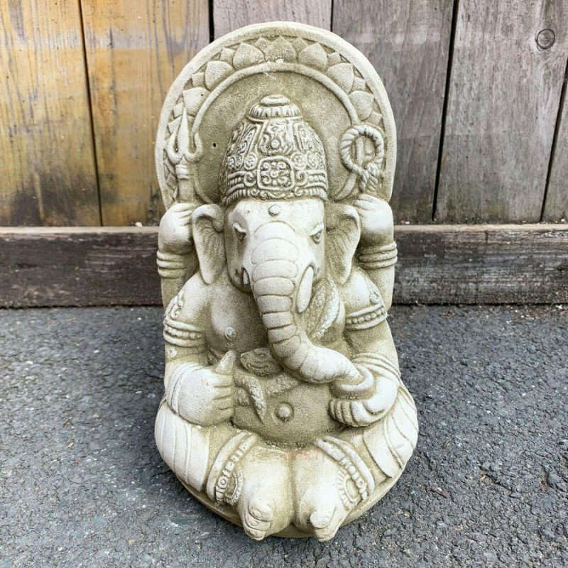 Stone Ganesh Elephant Garden Sculpture | Darthome Stone Sculptures & Statues Buddhist Darthome