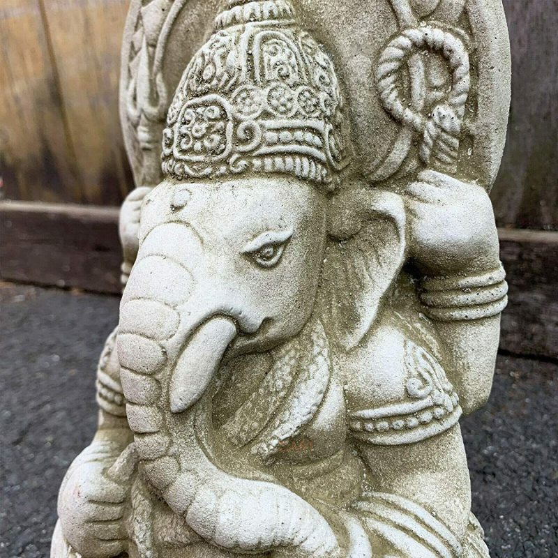 Stone Ganesh Elephant Garden Sculpture | Darthome Stone Sculptures & Statues Buddhist Darthome