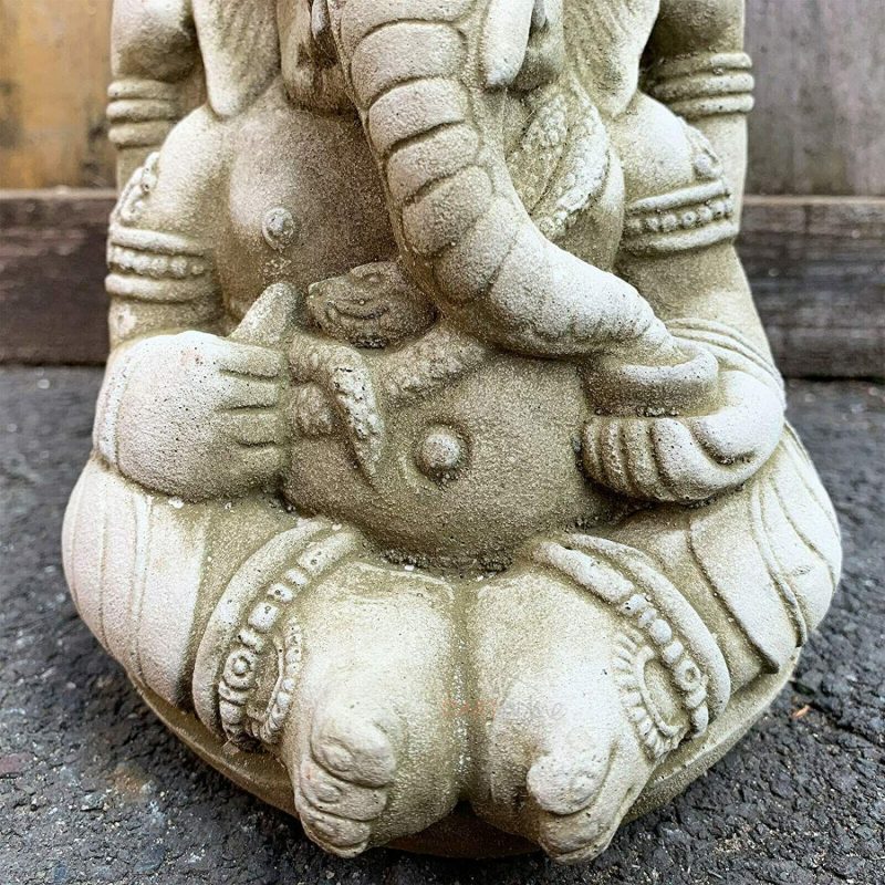 Stone Ganesh Elephant Garden Sculpture | Darthome Stone Sculptures & Statues Buddhist Darthome