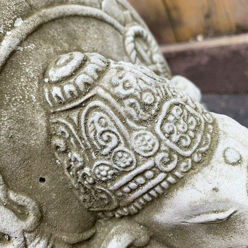 Stone Ganesh Elephant Garden Sculpture | Darthome Stone Sculptures & Statues Buddhist Darthome